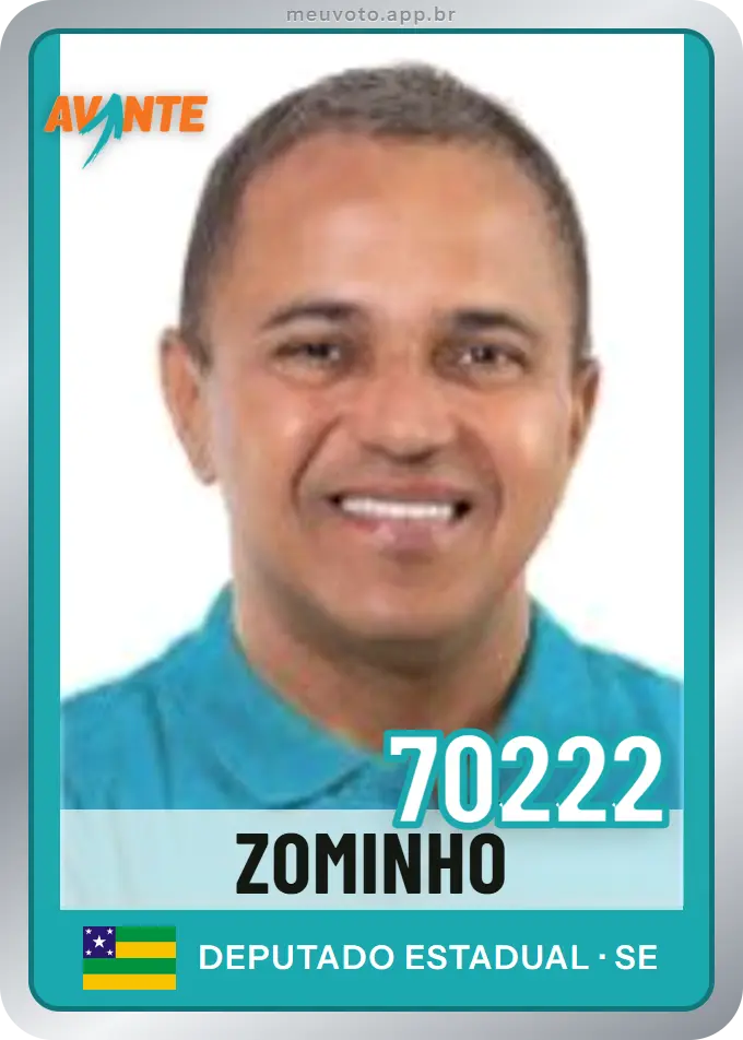 Carta de Zominho, número 70222, Avante
