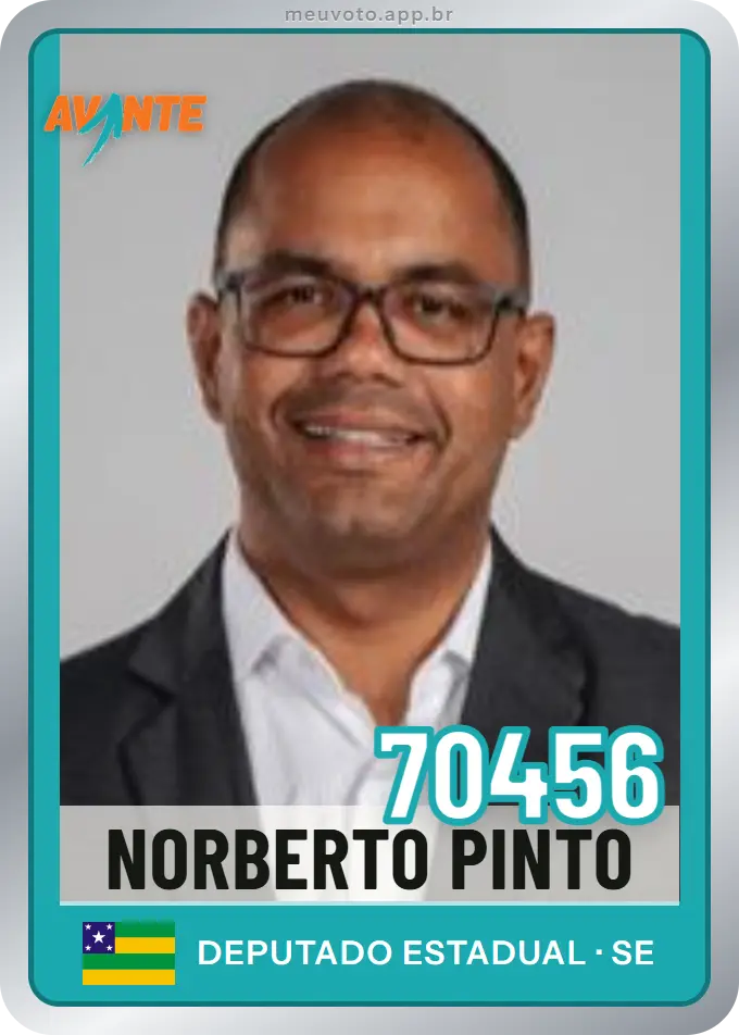 Carta de Norberto Pinto, número 70456, Avante