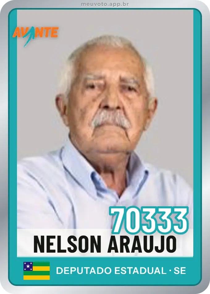 Carta de Nelson Araújo, número 70333, Avante