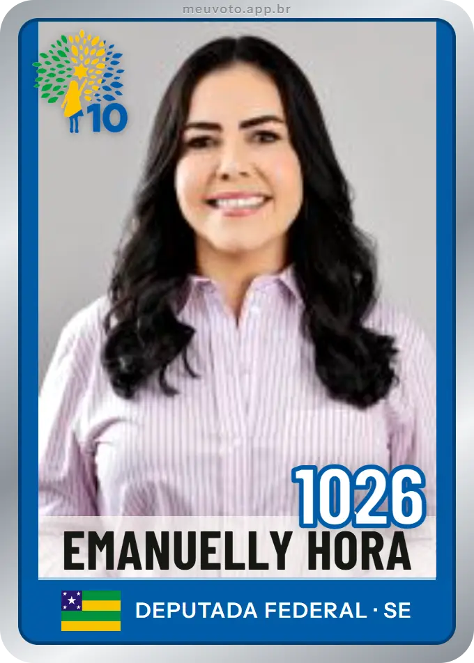 Carta de Emanuelly Hora, número 1026, Republicanos