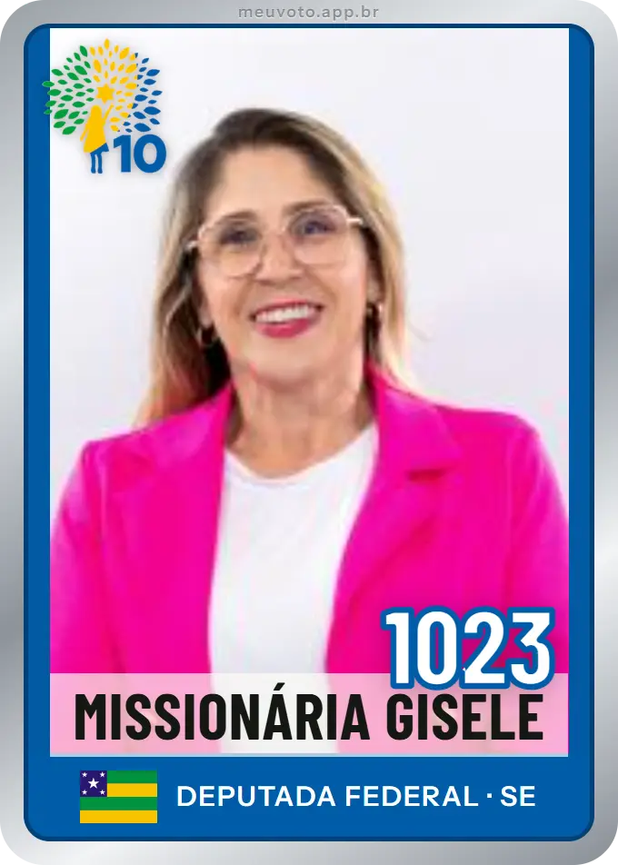 Carta de Missionária Gisele, número 1023, Republicanos