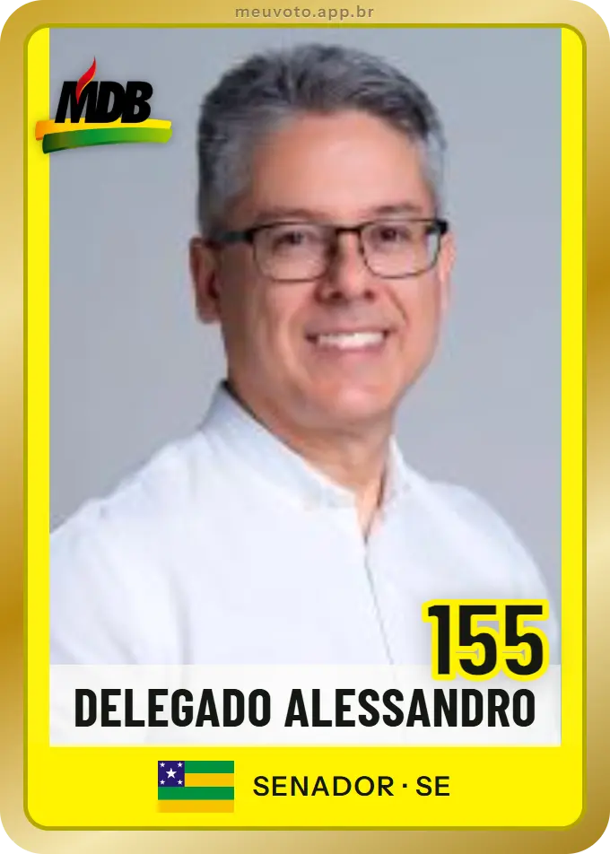 Carta de Delegado Alessandro, número 155, MDB