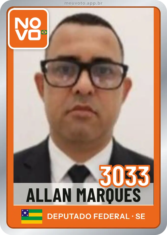 Carta de Allan Marques, número 3033, Novo