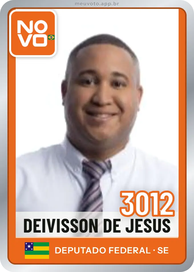 Carta de Deivisson de Jesus, número 3012, Novo