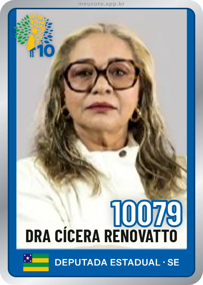 Carta de Dra Cícera Renovatto, número 10079, Republicanos