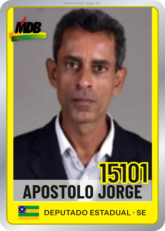 Carta de Apostolo Jorge, número 15101, MDB