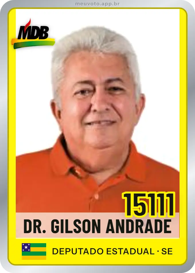 Carta de Dr. Gilson Andrade, número 15111, MDB