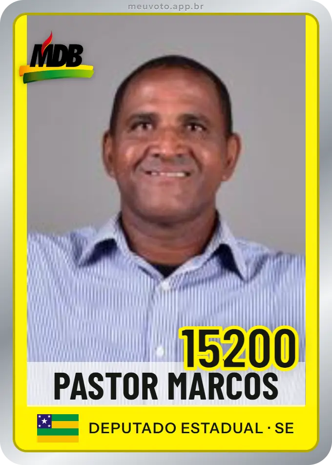 Carta de Pastor Marcos, número 15200, MDB