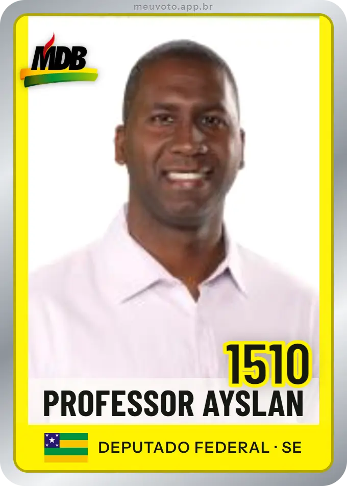 Carta de Professor Ayslan, número 1510, MDB