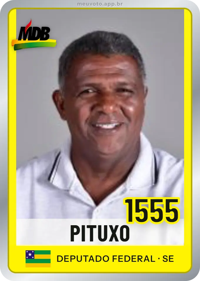 Carta de Pituxo, número 1555, MDB
