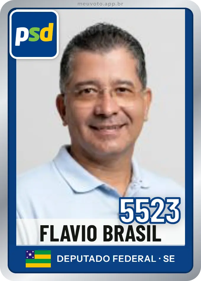 Carta de Flavio Brasil, número 5523, PSD