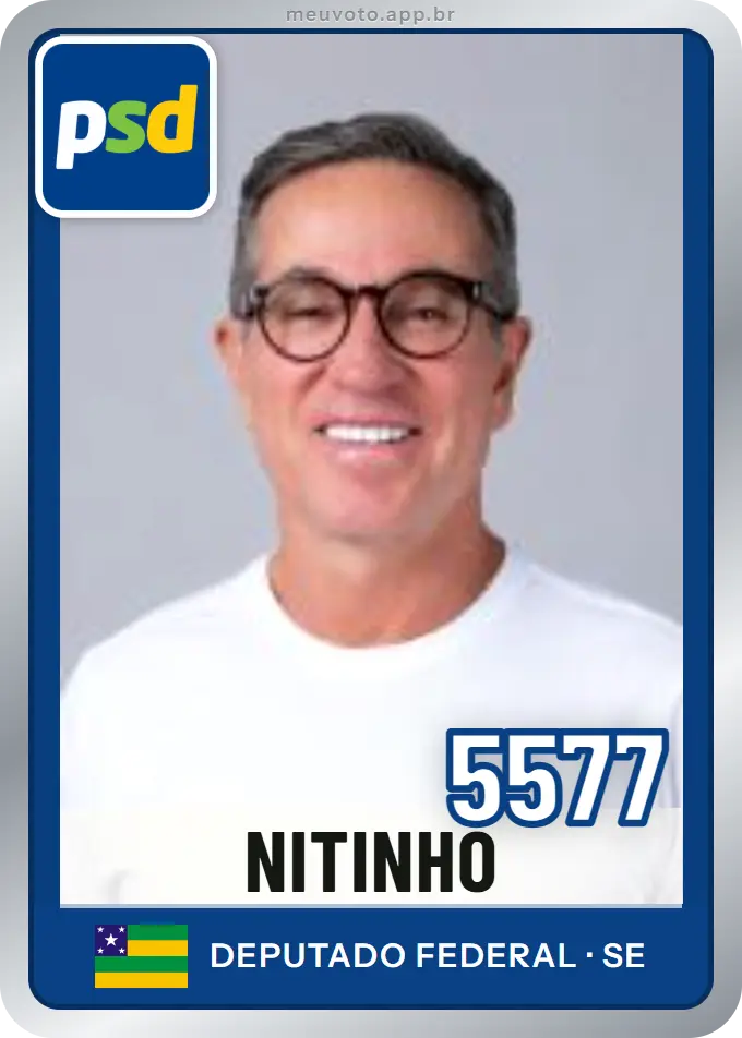 Carta de Nitinho, número 5577, PSD