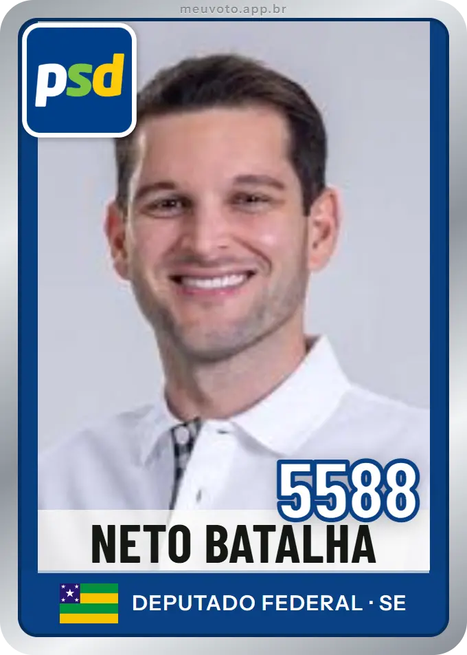 Carta de Neto Batalha, número 5588, PSD