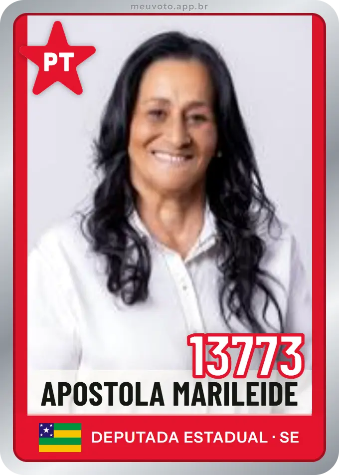 Carta de Apostola Marileide, número 13773, PT