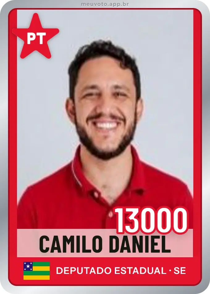 Carta de Camilo Daniel, número 13000, PT