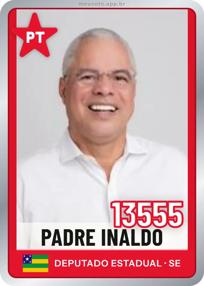 Carta de Padre Inaldo, número 13555, PT