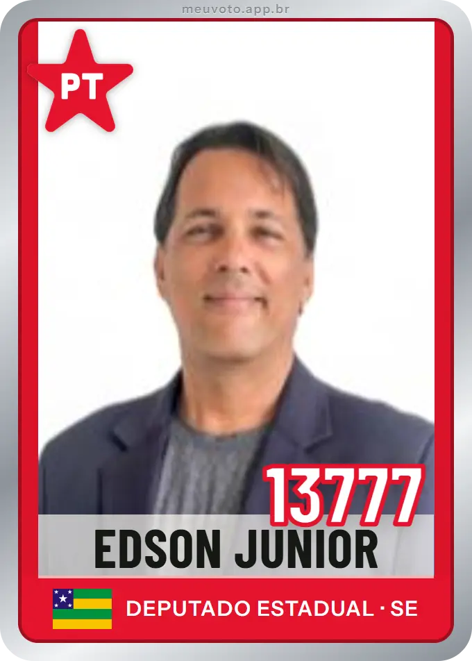 Carta de Edson Junior, número 13777, PT