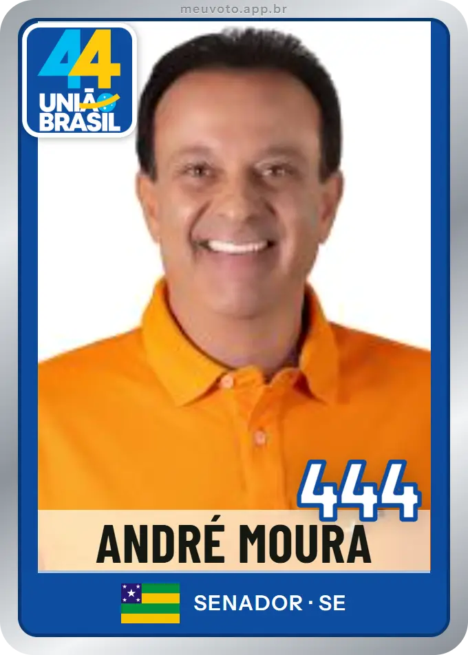 Carta de André Moura, número 444, União