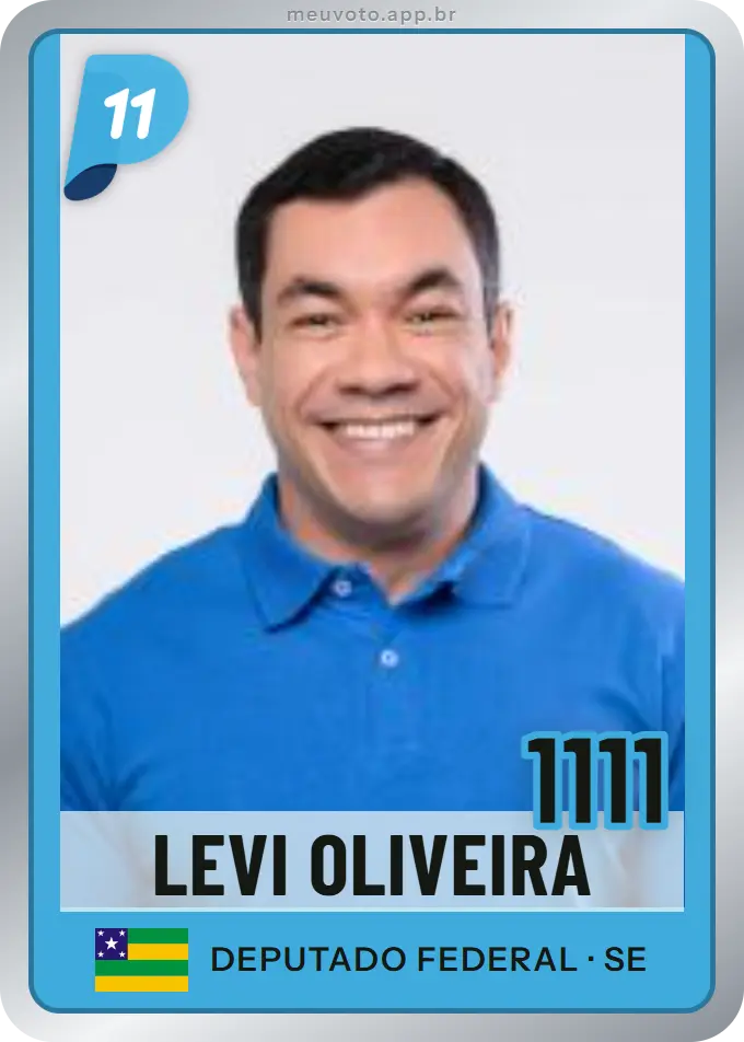 Carta de Levi Oliveira, número 1111, PP