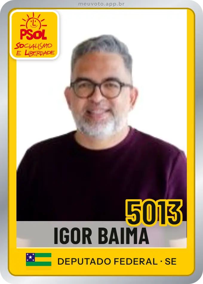 Carta de Igor Baima, número 5013, PSOL