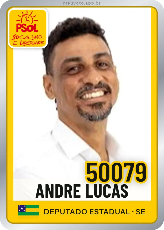 Carta de Andre Lucas, número 50079, PSOL