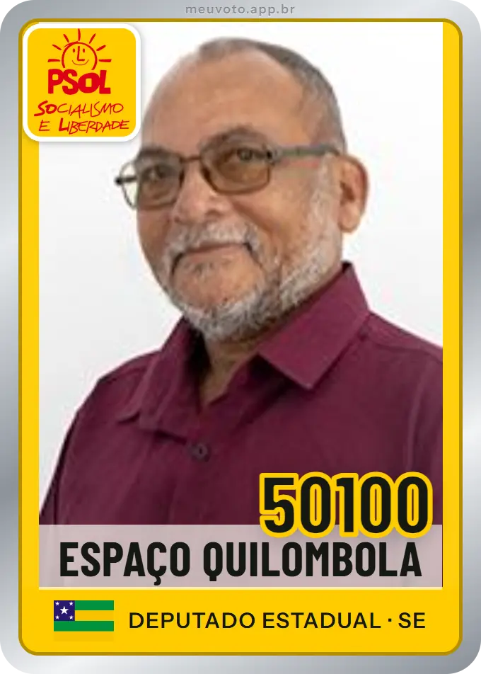 Carta de Espaço Quilombola, número 50100, PSOL