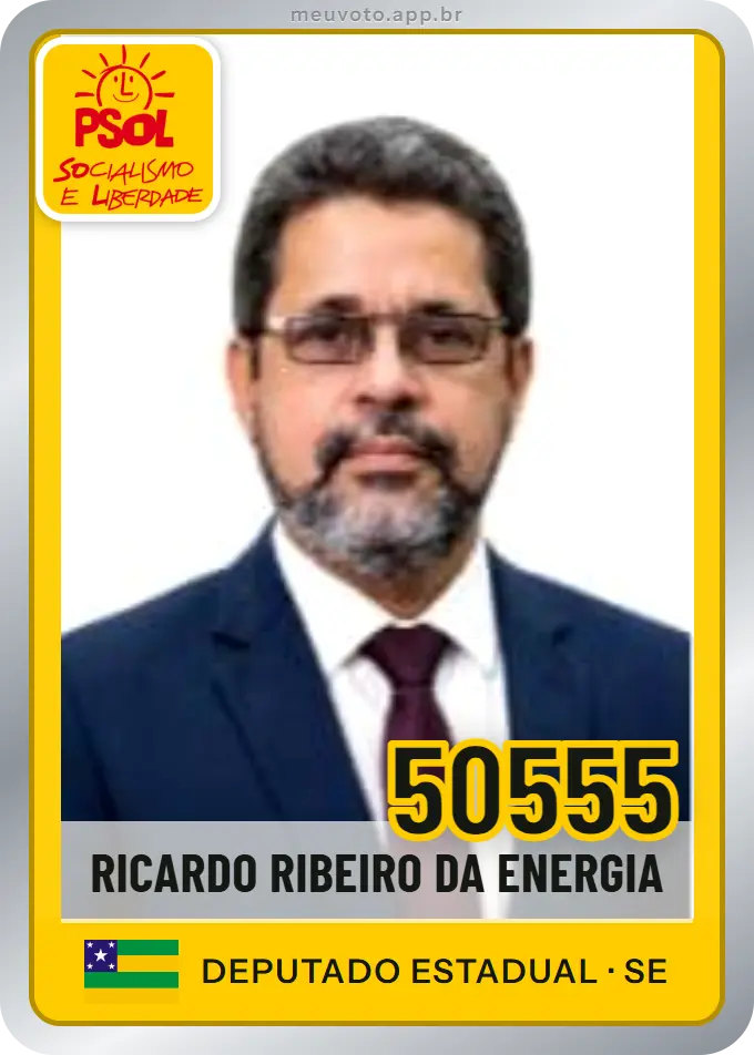 Carta de Ricardo Ribeiro da Energia, número 50555, PSOL
