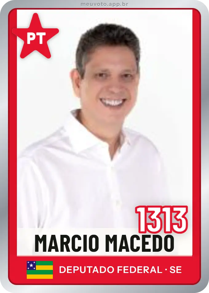 Carta de Marcio Macedo, número 1313, PT