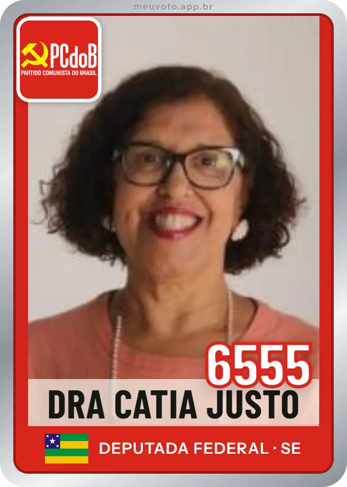 Carta de Dra Catia Justo, número 6555, PCdoB
