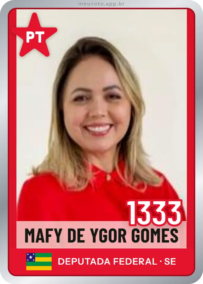 Carta de Mafy de Ygor Gomes, número 1333, PT