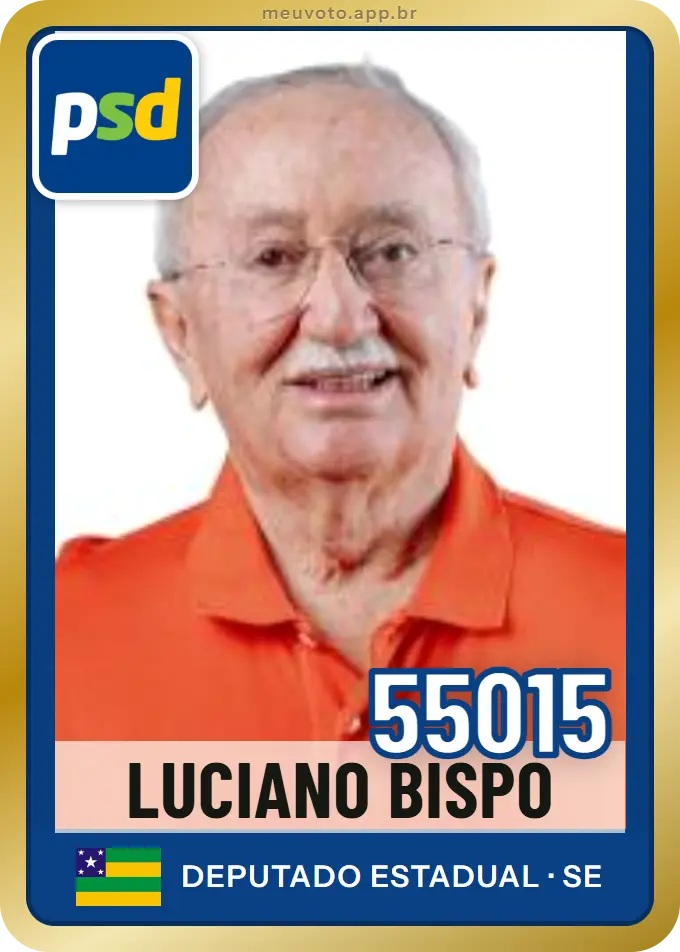 Carta de Luciano Bispo, número 55015, PSD
