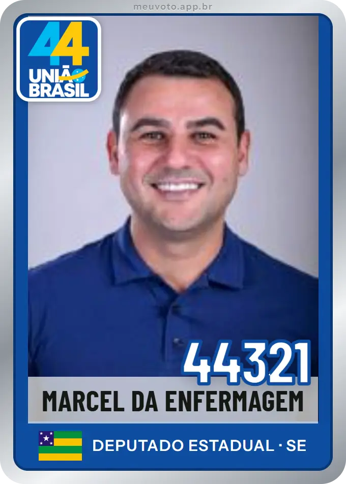Carta de Marcel da Enfermagem, número 44321, União