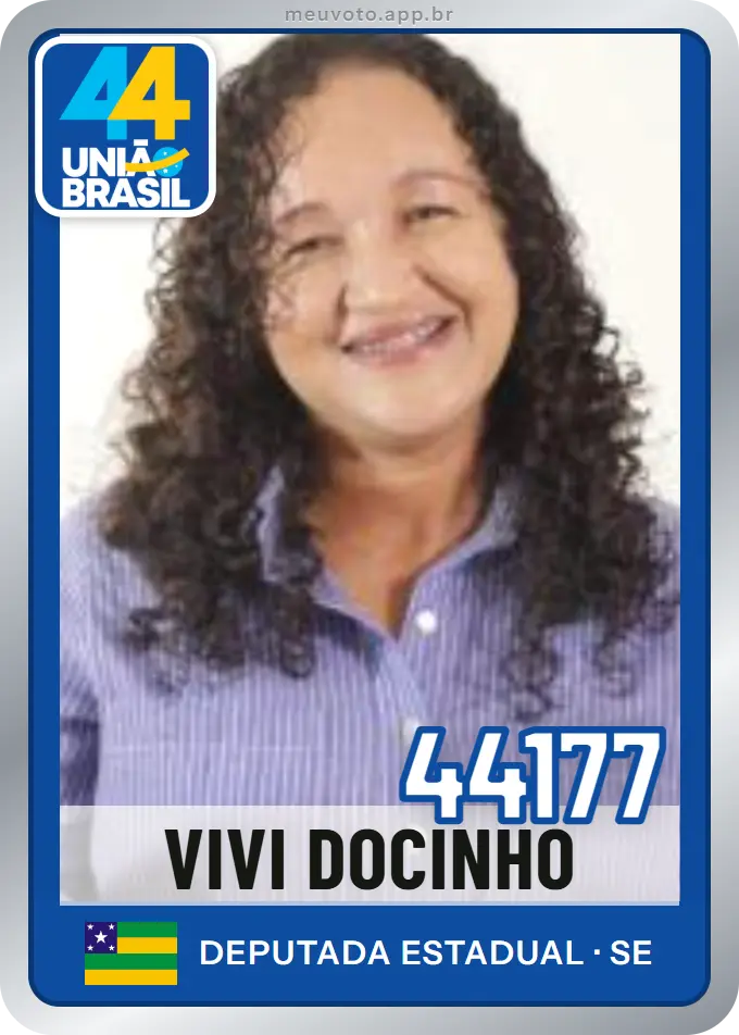 Carta de Vivi Docinho, número 44177, União