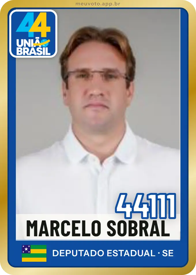 Carta de Marcelo Sobral, número 44111, União