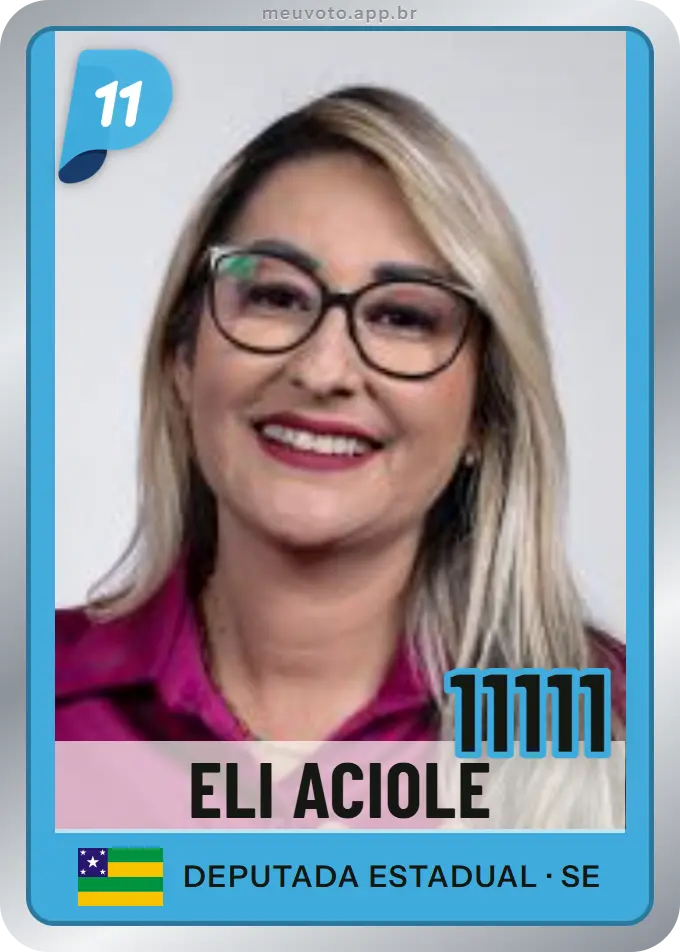 Carta de Eli Aciole, número 11111, PP