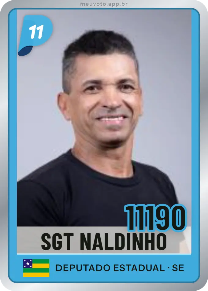 Carta de Sgt Naldinho, número 11190, PP