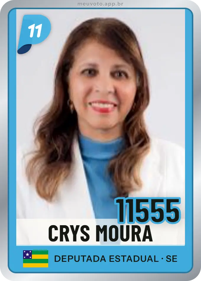 Carta de Crys Moura, número 11555, PP