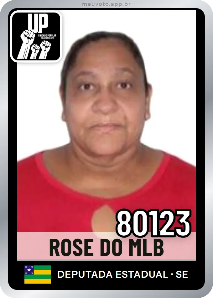 Carta de Rose do Mlb, número 80123, UP