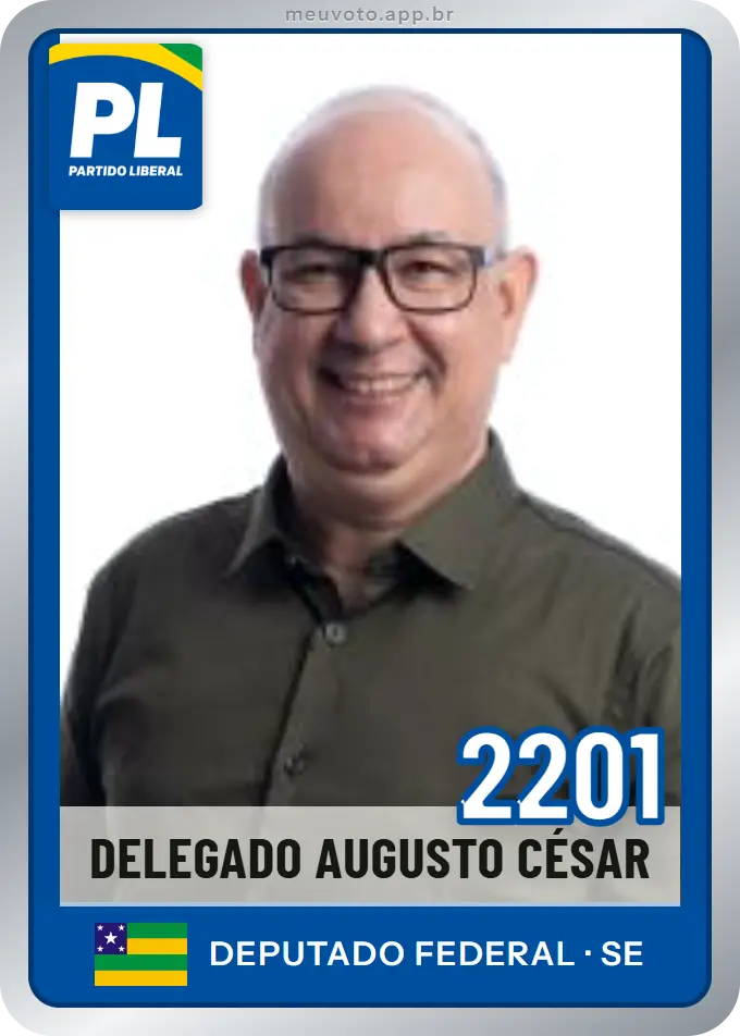 Carta de Delegado Augusto César, número 2201, PL