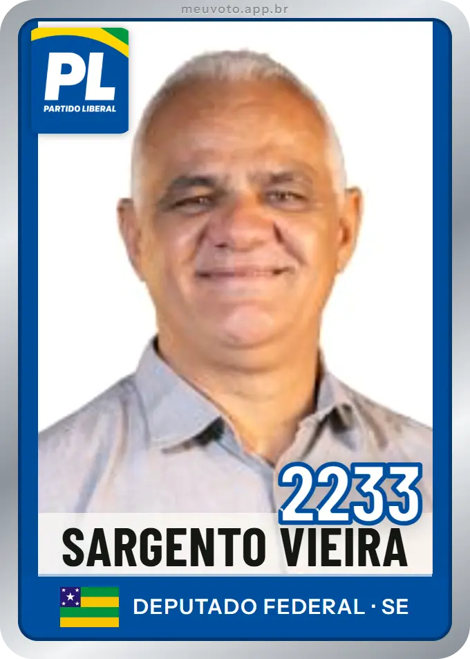 Carta de Sargento Vieira, número 2233, PL