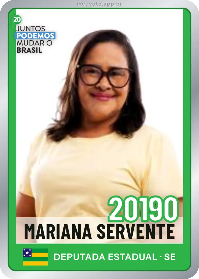Carta de Mariana Servente, número 20190, Podemos