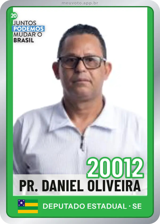 Carta de Pr. Daniel Oliveira, número 20012, Podemos
