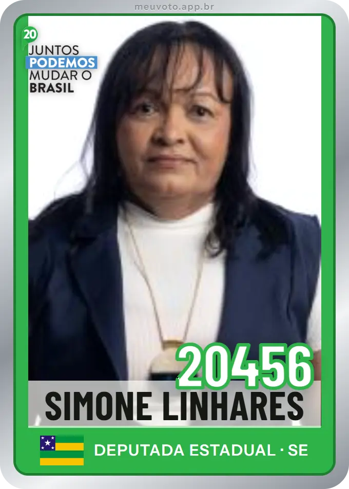 Carta de Simone Linhares, número 20456, Podemos