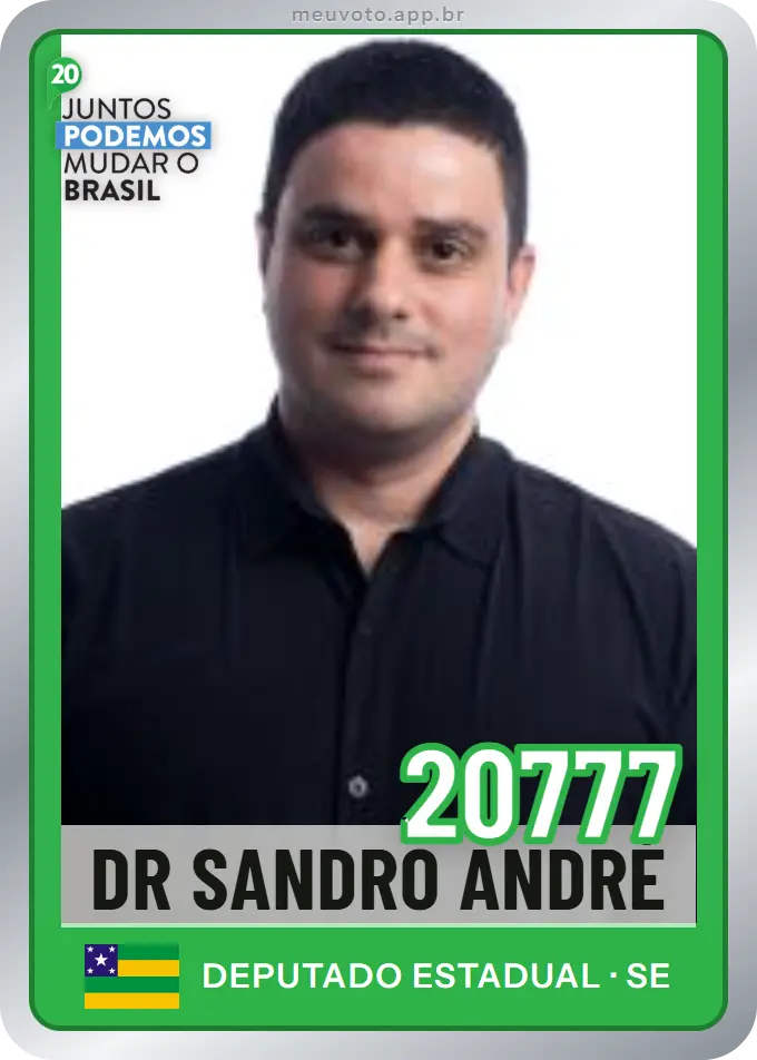 Carta de Dr Sandro André, número 20777, Podemos