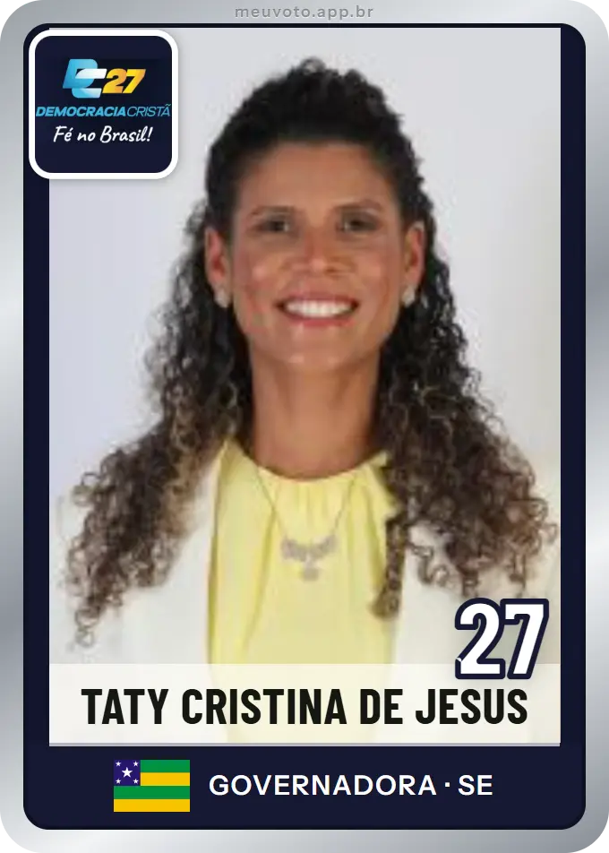 Carta de Taty  Cristina de Jesus, número 27, DC