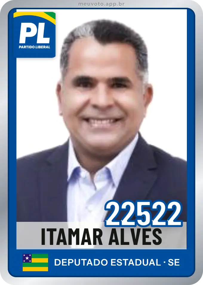 Carta de Itamar Alves, número 22522, PL