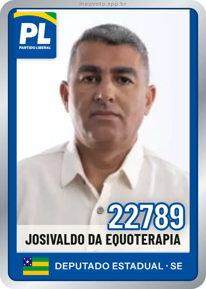 Carta de Josivaldo da Equoterapia, número 22789, PL