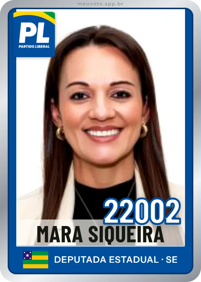 Carta de Mara Siqueira, número 22002, PL