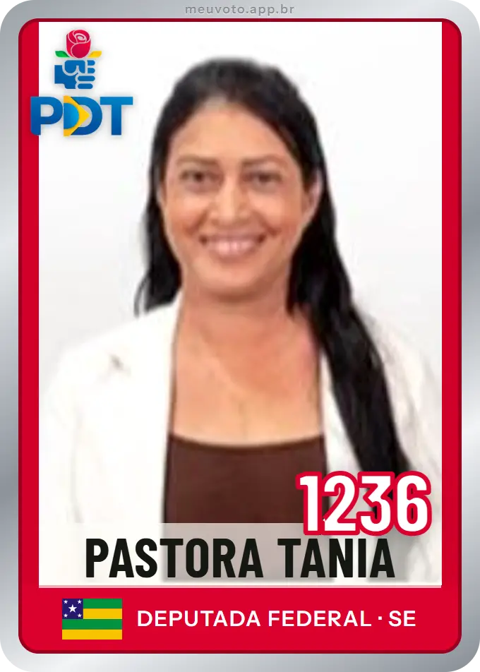 Carta de Pastora Tânia, número 1236, PDT