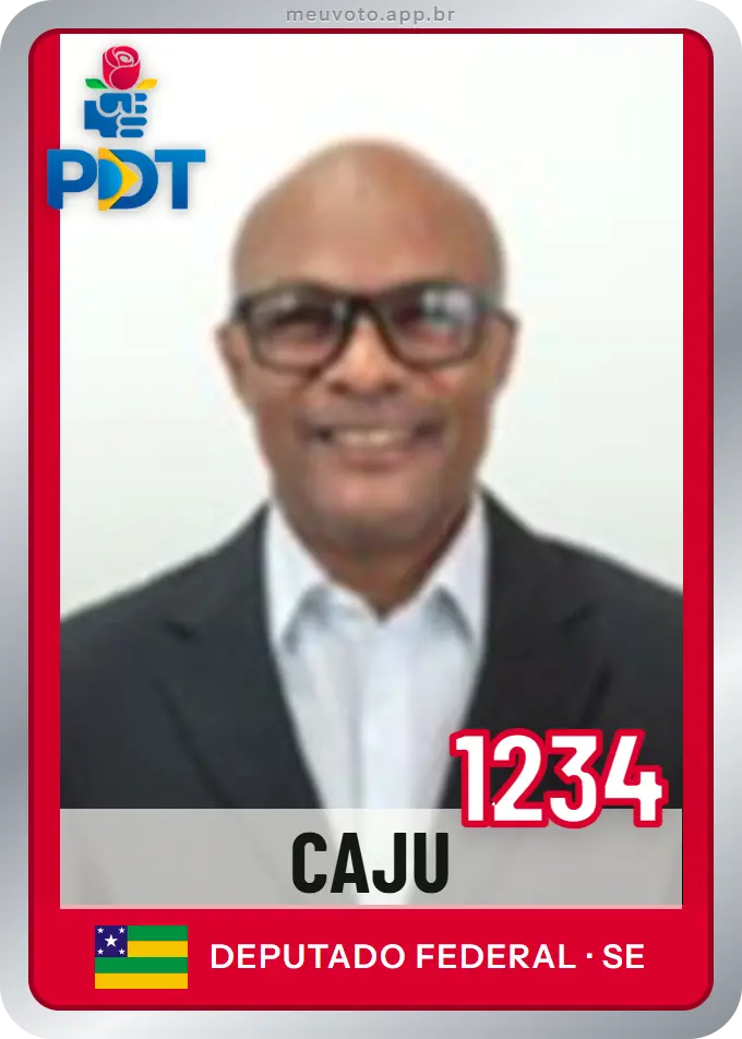 Carta de Caju, número 1234, PDT